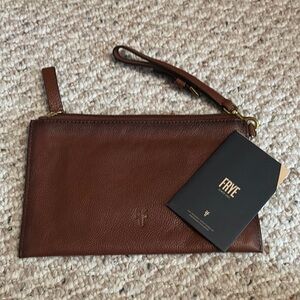 Frye Brown Leather Wallets Minimalist Design